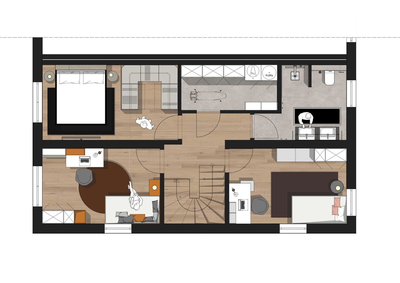 Obergeschhoss Grundriss